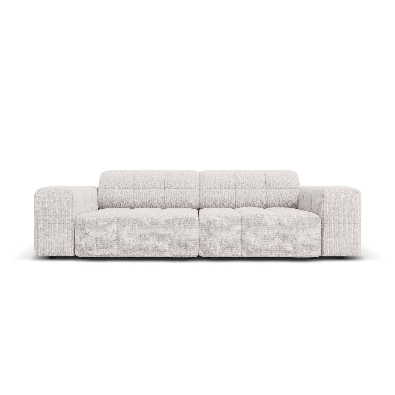 Cosmopolitan Design Chicago 3-zitsbank - Chenille - Lichtgrijs