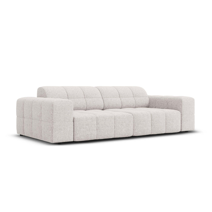 Cosmopolitan Design Chicago 3-zitsbank - Chenille - Lichtgrijs