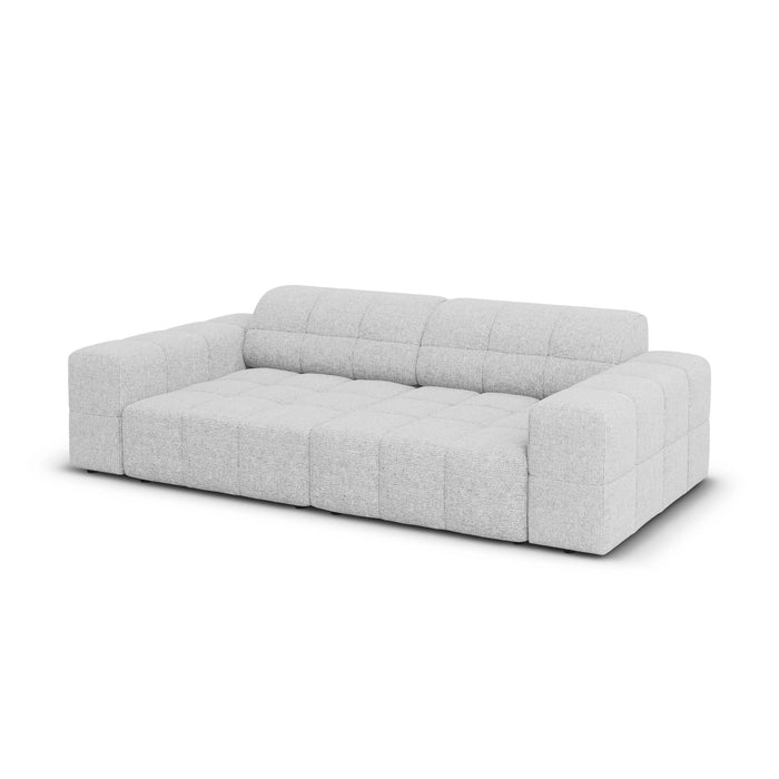 Cosmopolitan Design Chicago 3-zitsbank - Chenille - Lichtgrijs