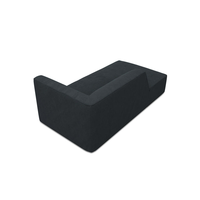 Windsor & Co Sao Chaise Longue Links - Ribstof - Blauw