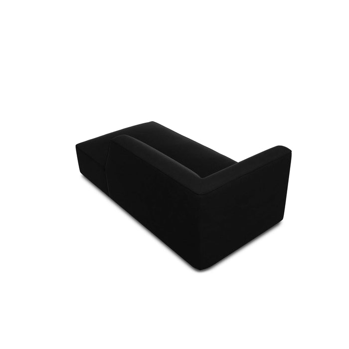 Windsor & Co Sao Chaise Longue Rechts - Velvet - Zwart