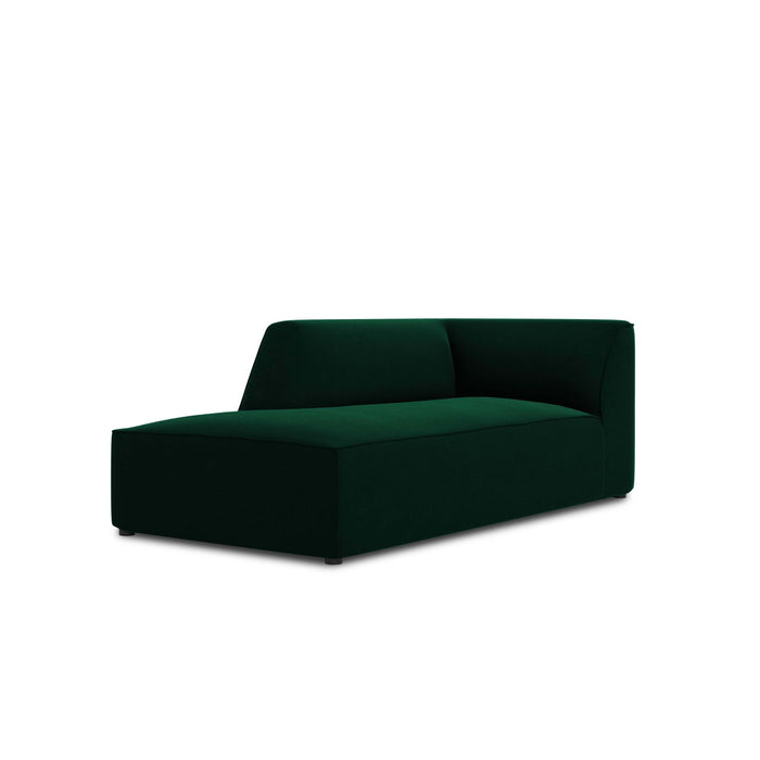 Windsor & Co Sao Chaise Longue Links - Velvet - Flessengroen