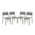 sweeek - Stalen tuinstoel (set van 4)