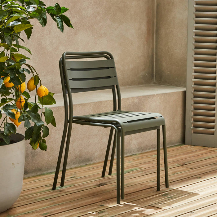 sweeek - Stalen tuinstoel (set van 2)