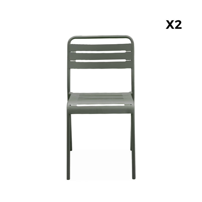 sweeek - Stalen tuinstoel (set van 2)