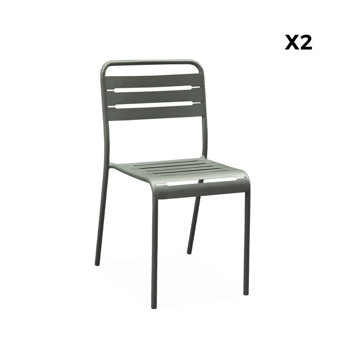 sweeek - Stalen tuinstoel (set van 2)