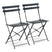 sweeek - Metalen inklapbare tuinstoel (set van 2)