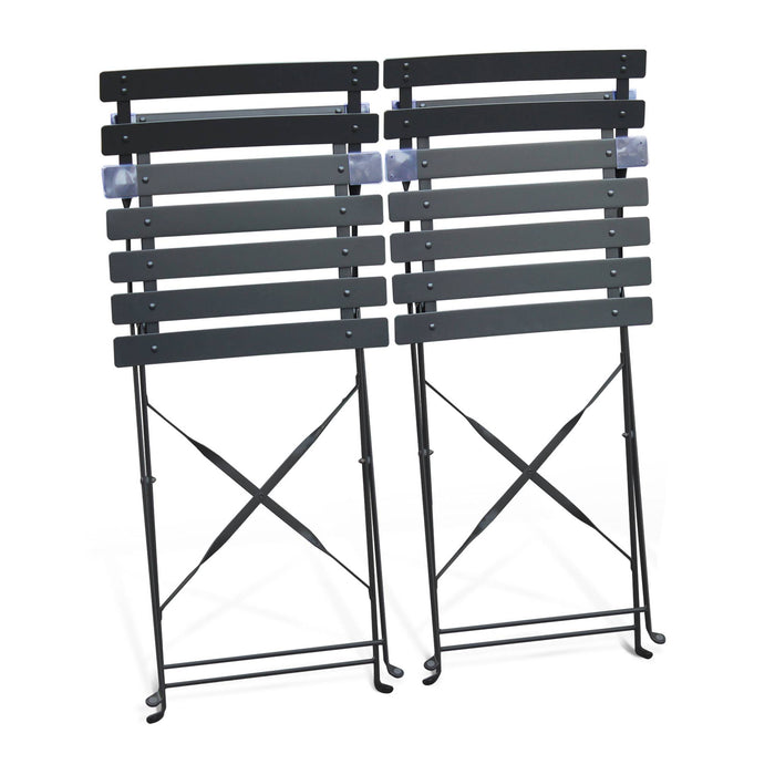 sweeek - Metalen inklapbare tuinstoel (set van 2)