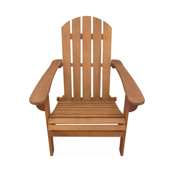 sweeek - Set van 2 eucalyptus houten tuinstoelen, 89x73,5x94cm