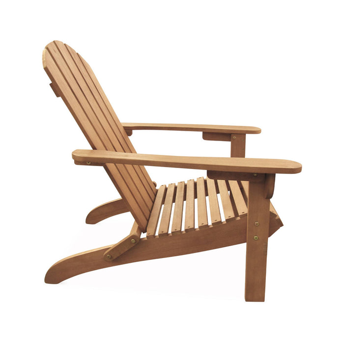 sweeek - Set van 2 eucalyptus houten tuinstoelen, 89x73,5x94cm