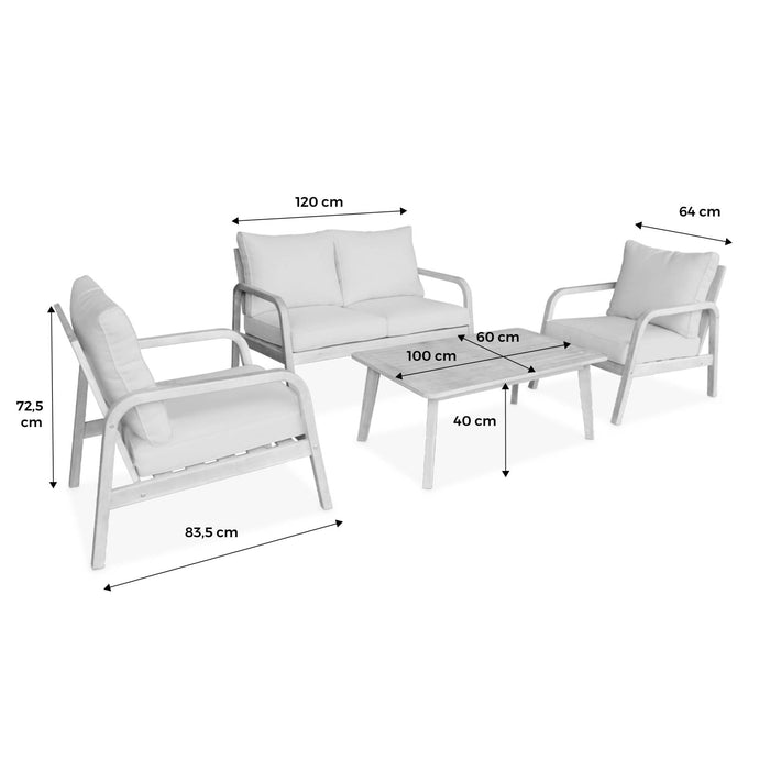 sweeek - Acacia houten tuinmeubelen