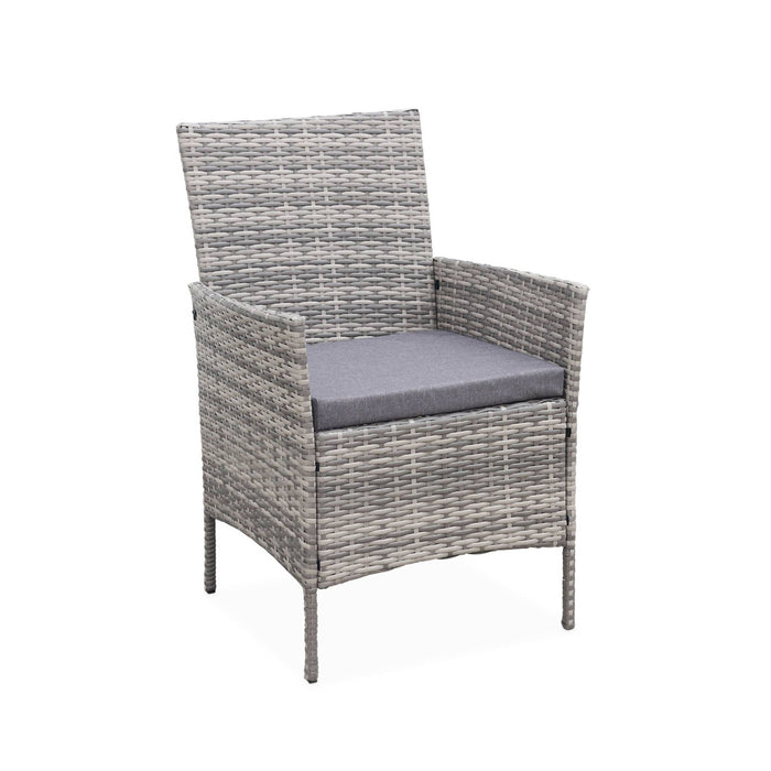 sweeek - Tuinmeubelset van wicker, 4-zits