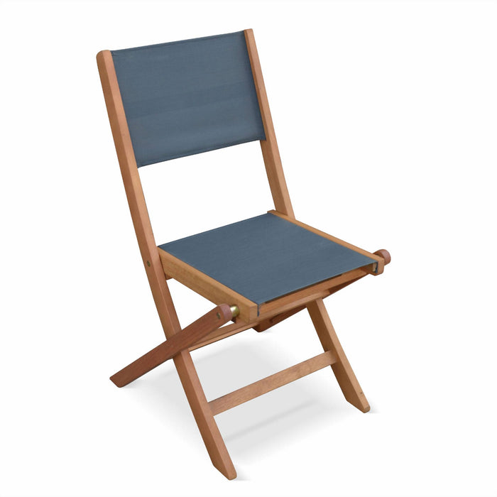 sweeek - Set van twee houten klapstoelen