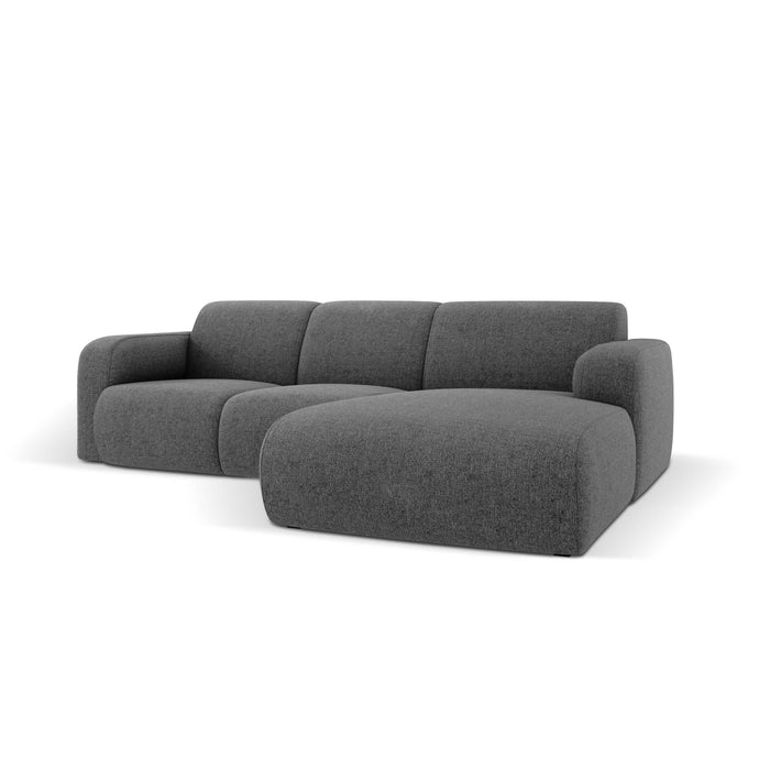 Windsor & Co Lola Hoekbank met Chaise Longue Rechts - Chenille - Terracotta