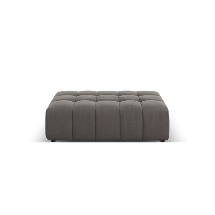 Cosmopolitan Design Chicago Hoekbank met Chaise Longue Links - Rechts Open - Velvet - Lichtgrijs