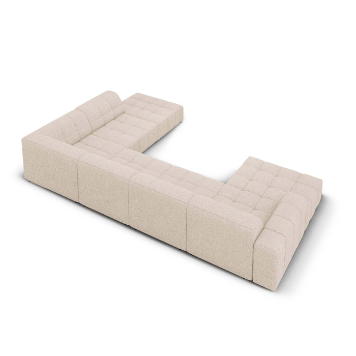 Cosmopolitan Design Chicago U-bank - Hoek Rechts - Chenille - Lichtbeige