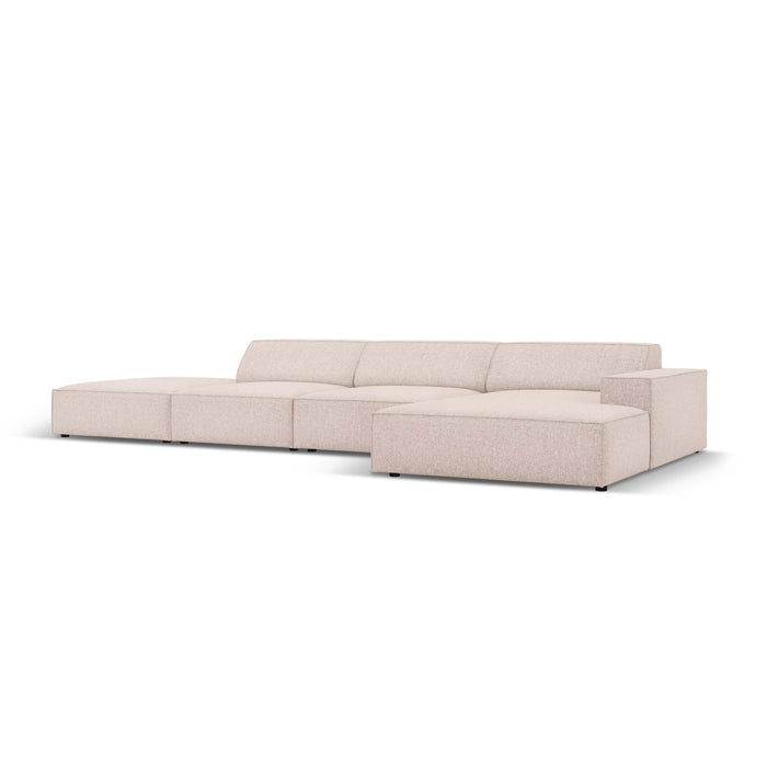 Micadoni Jodie Hoekbank Rechts - Links Open 5-zits - Chenille - Kiezelgrijs