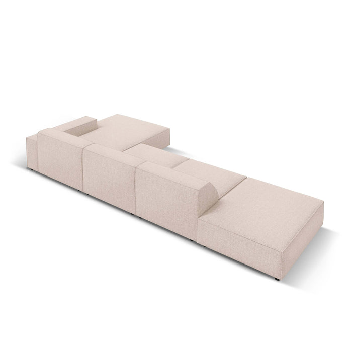 Micadoni Jodie Hoekbank Rechts - Links Open 5-zits - Chenille - Kiezelgrijs