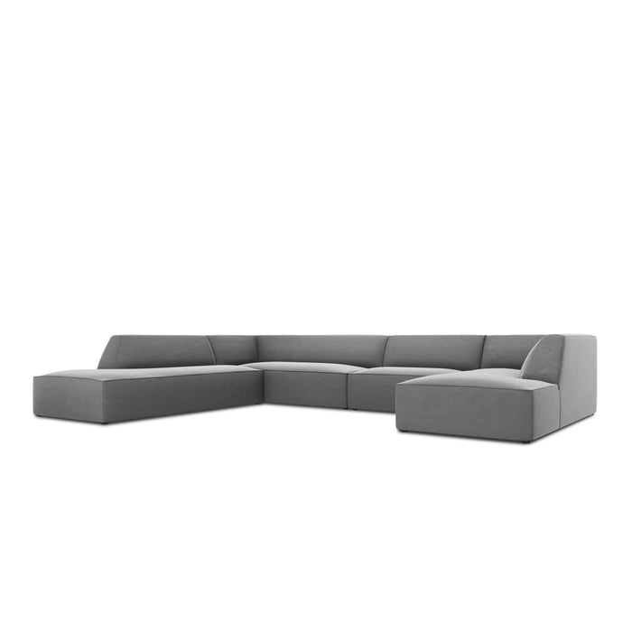 Windsor & Co Sao U-bank - Hoek Links - Velvet - Grijs
