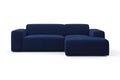 NADUVI Collection Nina Hoekbank Rechts - Velvet - Blauw