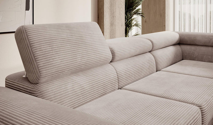 NADUVI Collection Hoekslaapbank Dorothy rechts corduroy