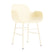 Normann Copenhagen Form Stoel met Armleuning - Staal - Crème