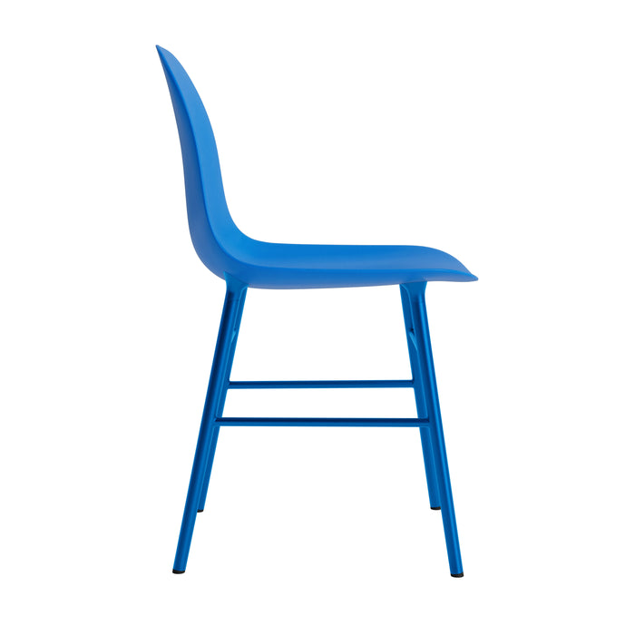 Normann Copenhagen Form Stoel - Staal - Bright Blue