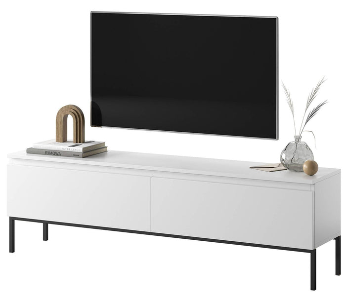 NADUVI Collection Kate Tv-Meubel - B 150 cm - Wit / Zwart