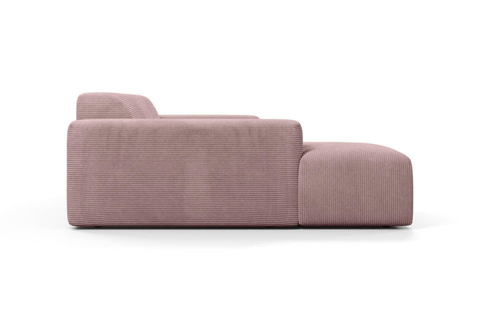 NADUVI Collection Nina Hoekbank Links - Ribstof - Lila