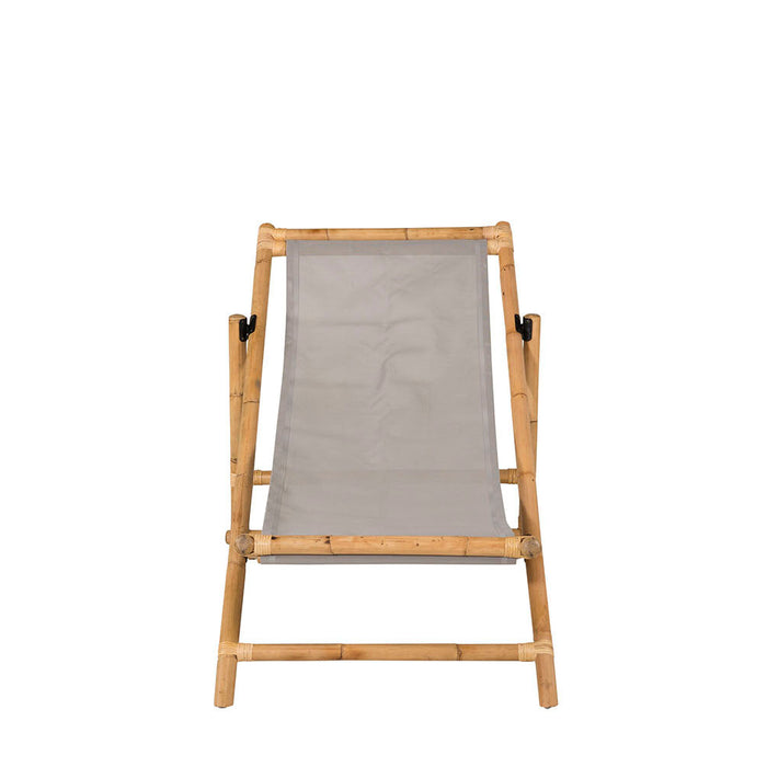 Rebellenclub Hydra Inklapbare Loungestoel - Naturel Bamboe