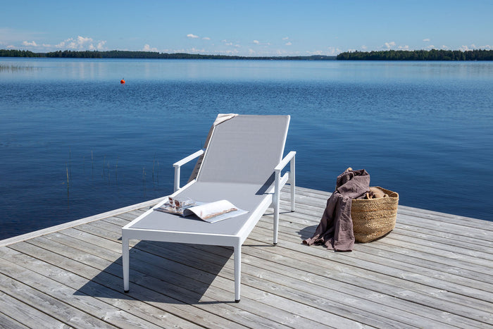 Rebellenclub Solis Tuin Ligbed - Set van 2 - Wit