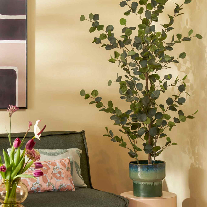 Mica Decorations Eucalyptus Kunstplant - H150 x Ø30 cm - Groen