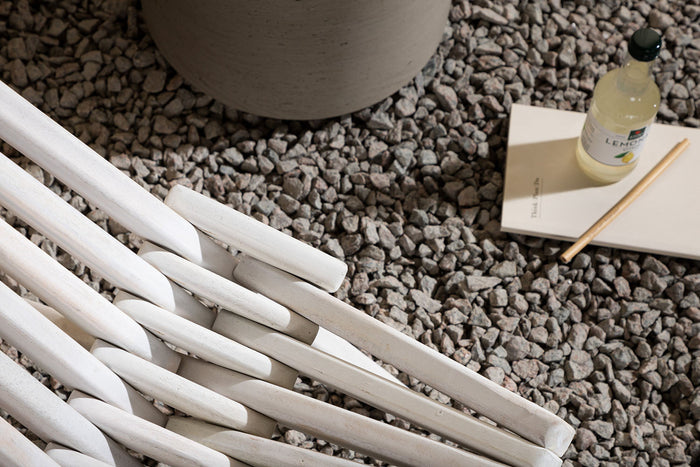 Rebellenclub Mossy Tuin Loungestoel - Wit