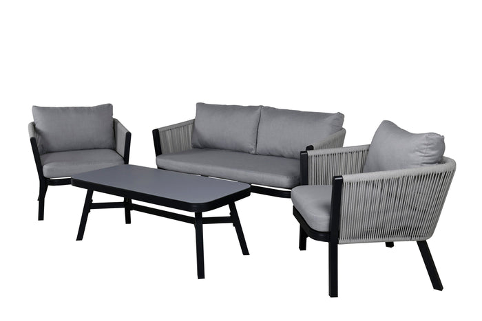 Rebellenclub Amary Loungeset - Zwart