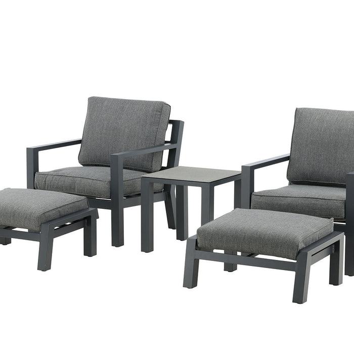 Rebellenclub Lilium Loungeset - Zwart