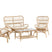 Rebellenclub Merit Loungeset - Naturel Rattan