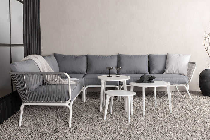 Rebellenclub Syros Hoekloungeset - Wit