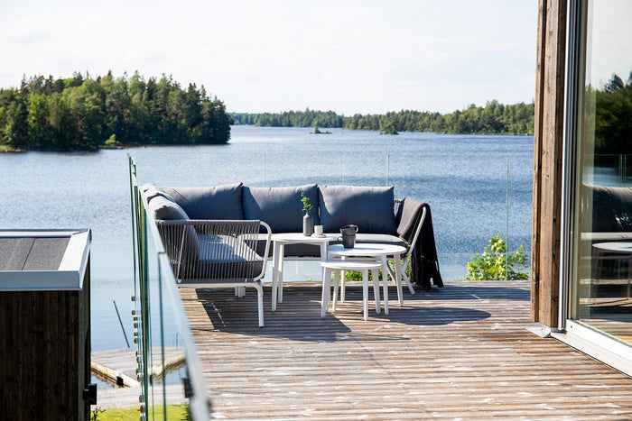 Rebellenclub Syros Hoekloungeset - Wit