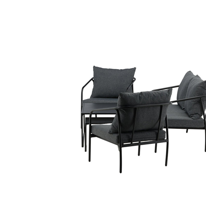 Rebellenclub Flow Hoekloungeset - Zwart