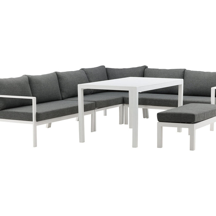 Rebellenclub Dalia Hoekloungeset - Wit