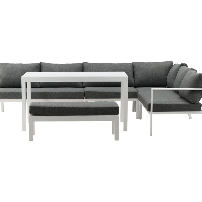 Rebellenclub Dalia Hoekloungeset - Wit