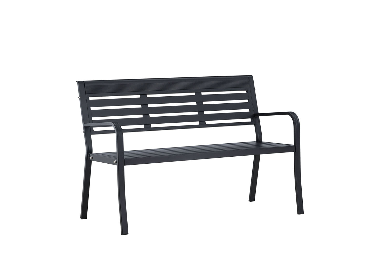 Rebellenclub Rost Tuinbankje - 125x 60cm - Zwart