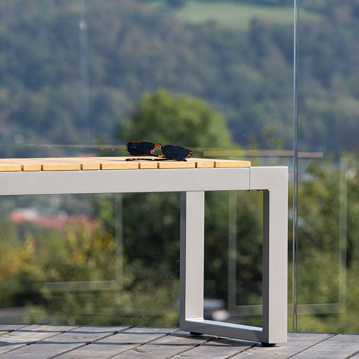 Rebellenclub Eski Tuinbankje - 100 x 38cm - Grijs