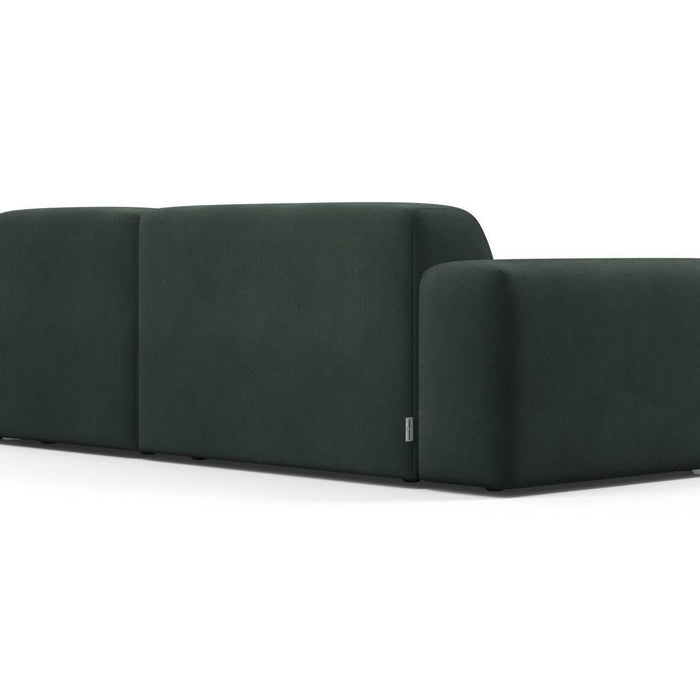 NADUVI Collection Nina Hoekbank Rechts - Velvet - Donkergroen