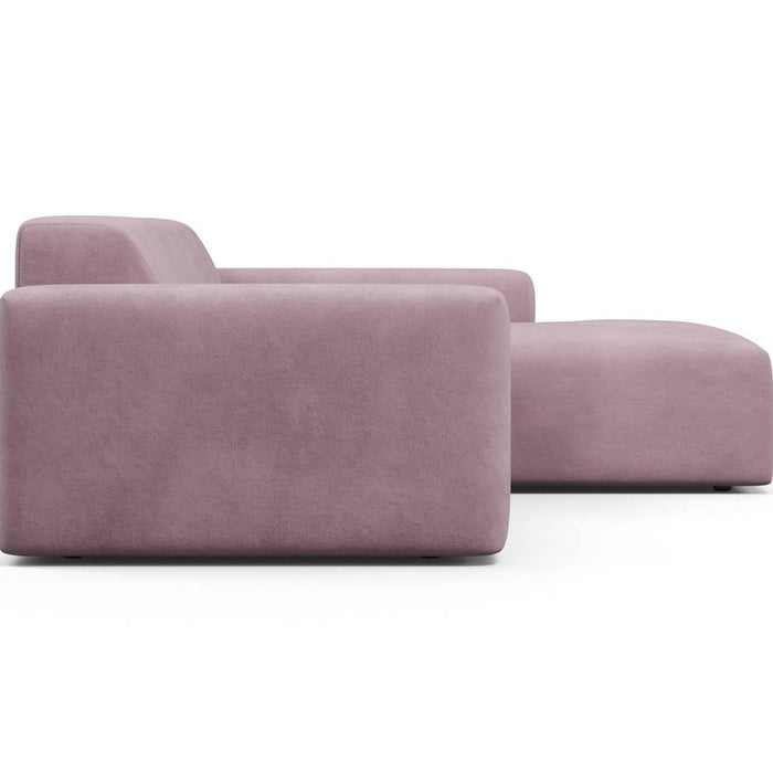 NADUVI Collection Nina Hoekbank Rechts - Velvet - Lila