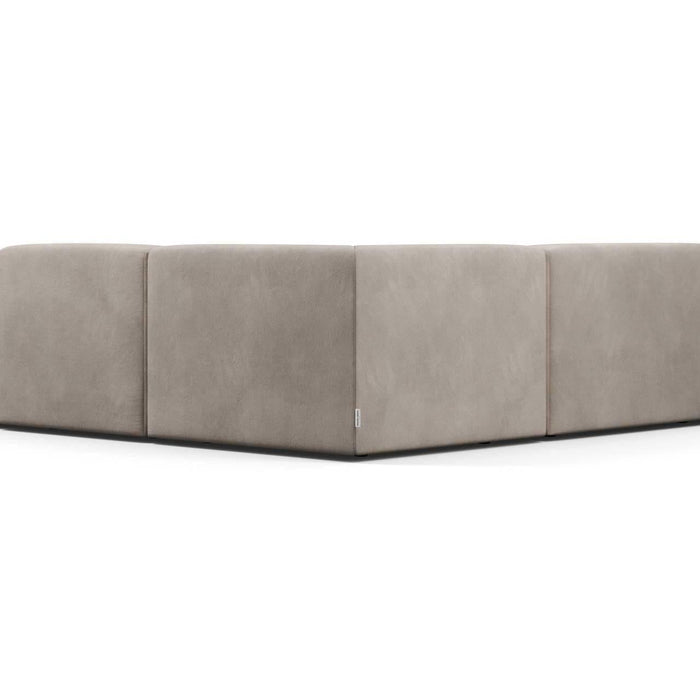 NADUVI Collection Nina Big Hoekbank Rechts - Velvet - Taupe