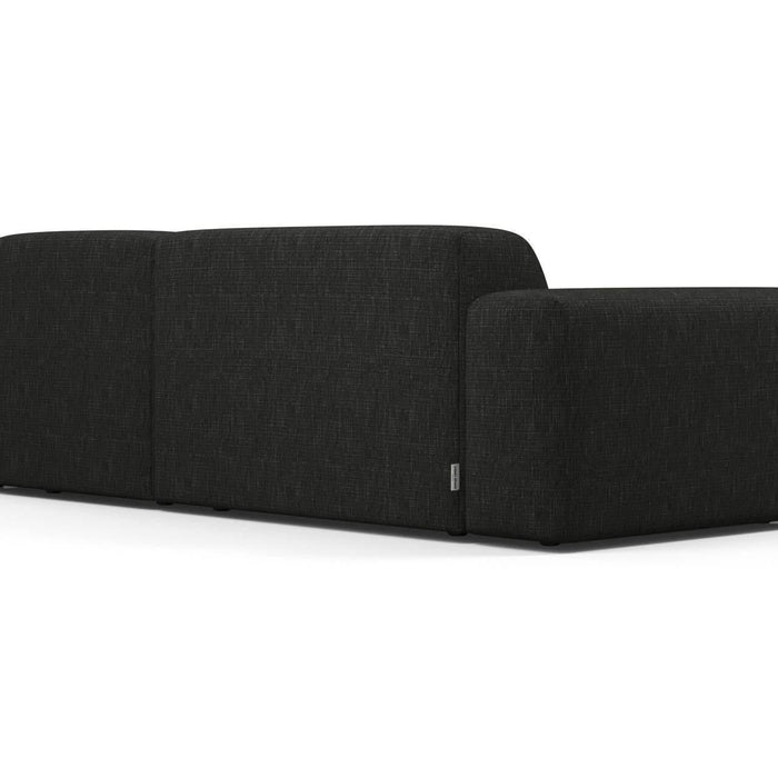 NADUVI Collection Nina Hoekbank Rechts - Linnen - Antraciet