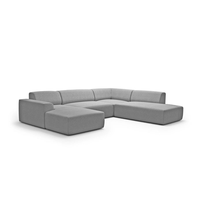 NADUVI Collection Nina U-bank Rechts - Linnen - Beige