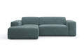 NADUVI Collection Nina Hoekbank Links - Velvet - Petrolblauw