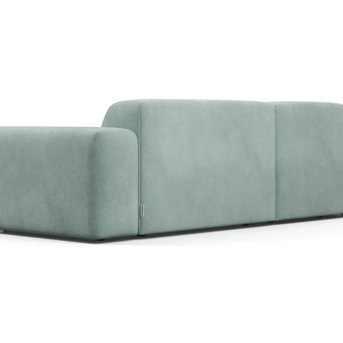 NADUVI Collection Nina Hoekbank Links - Velvet - Mintgroen